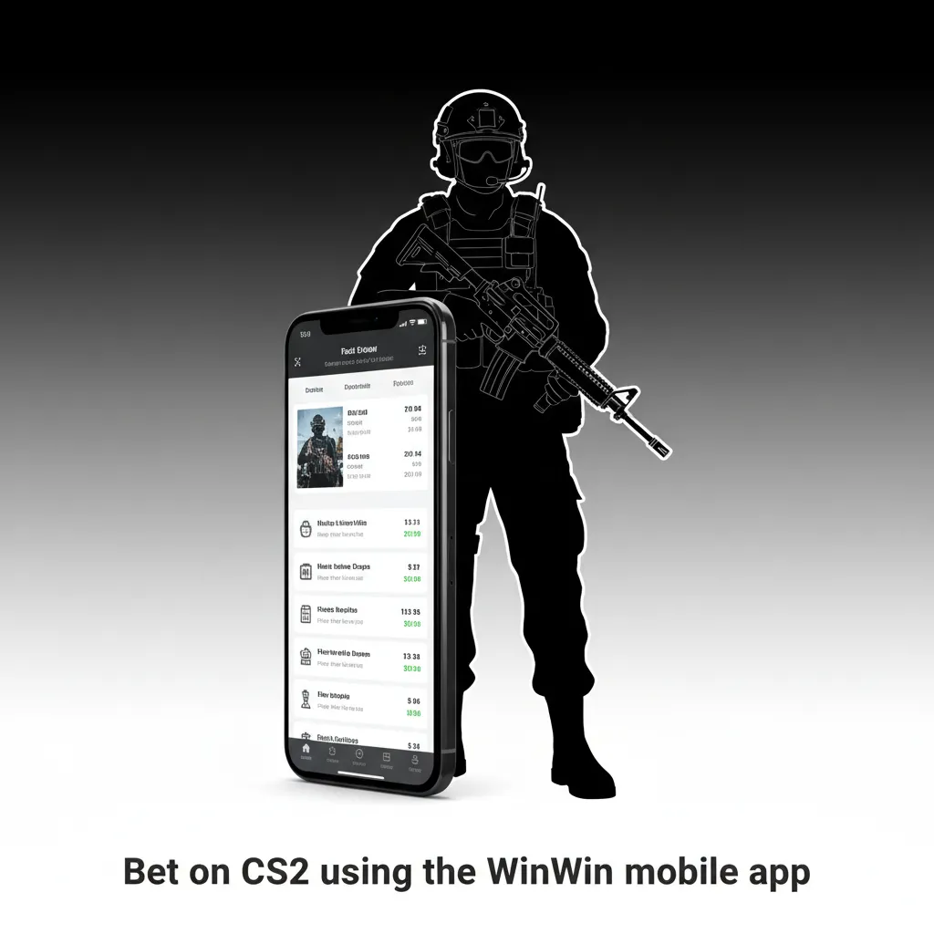 Phone displaying WinWin app: CS2 esports matches, live odds and bet slip, for users in Bangladesh.
